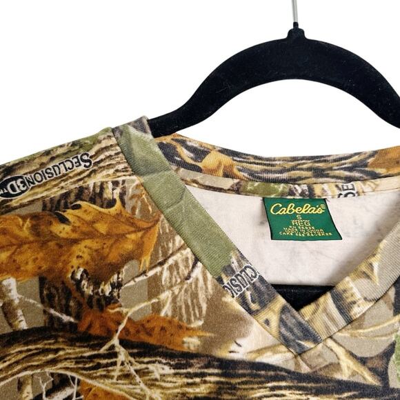 Cabela’s Seclusions 3D Cotton Camouflage V-Neck Long Sleep Shirt Dress - Picture 2 of 5